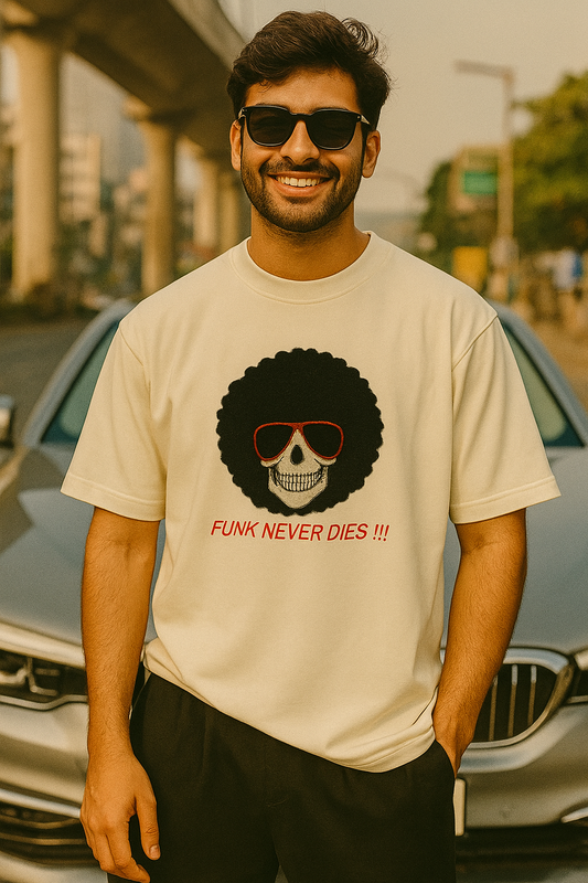 Funk "White" Embroidery Tshirt
