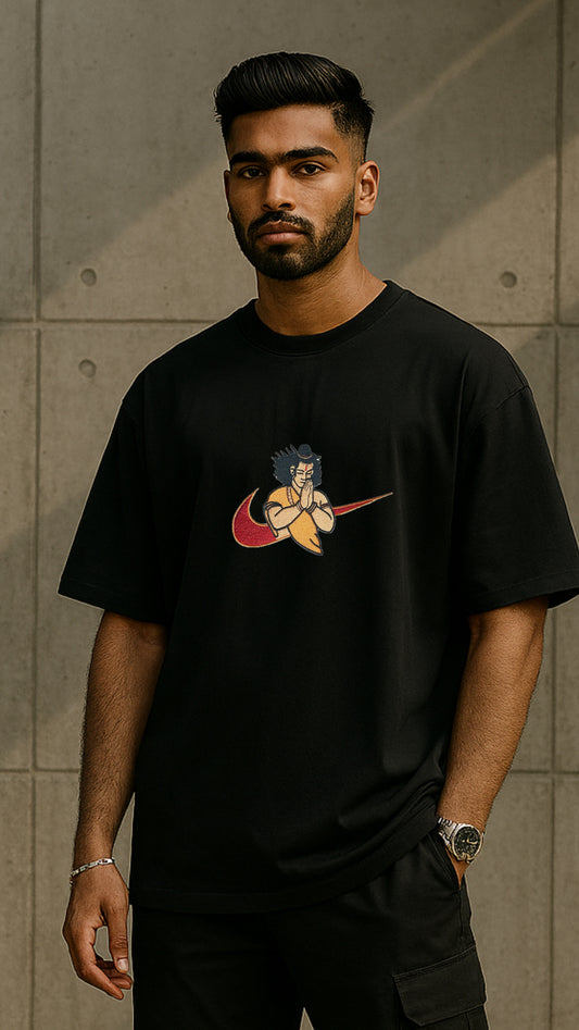 Lord Rama "Black" Embroidery Tshirt