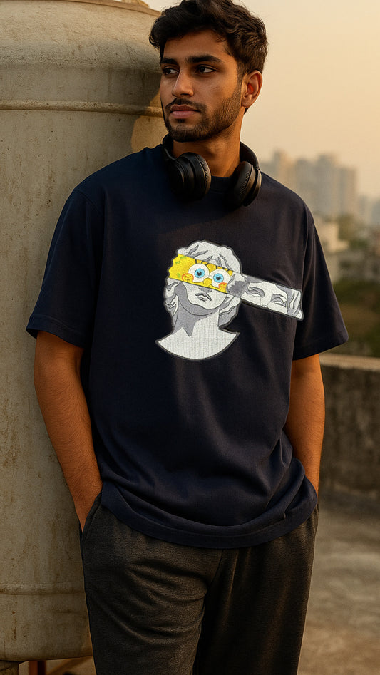 Medusa "Black" Embroidery Tshirt